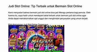 Ppt Tentang Judi Slot Online